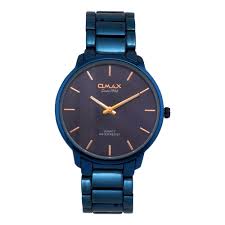 Navy Blue Background & Blue Chain Analog Watch